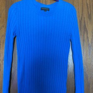 Banana Republic 100% Merino Wool Royal Blue Sweater - Size S